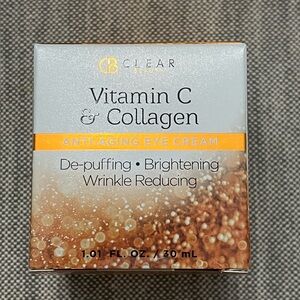 CB Clear Vitamin-C+Collagen Anti-Aging Eye Cream•De-puffing•Wrinkle Reducer 30ml